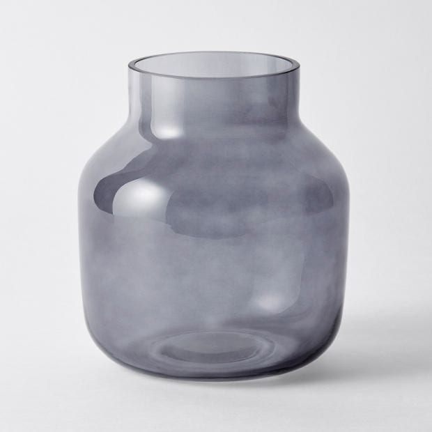 Coloured Glass Vase Smoke Target Australia