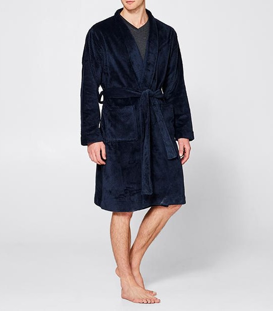 Jacquard Fleece Dressing Gown Target Australia