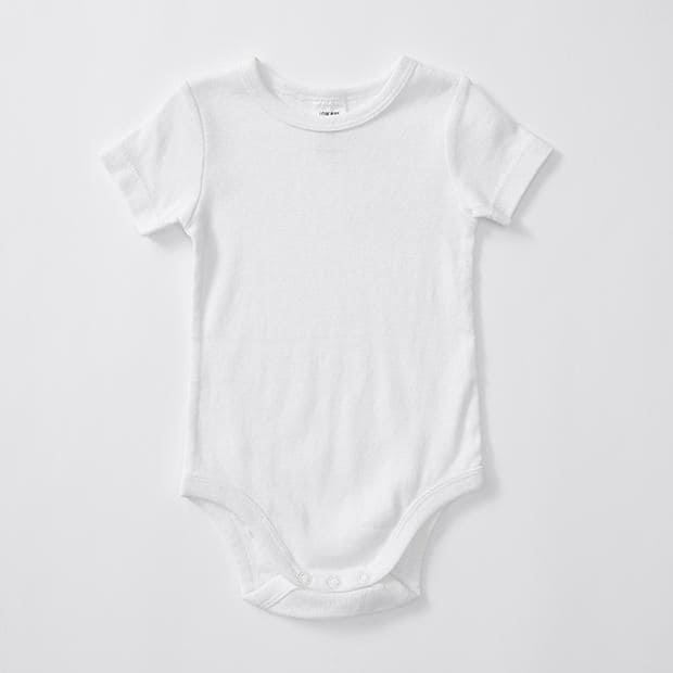 essentials Baby Short Sleeve Bodysuit White Target Australia