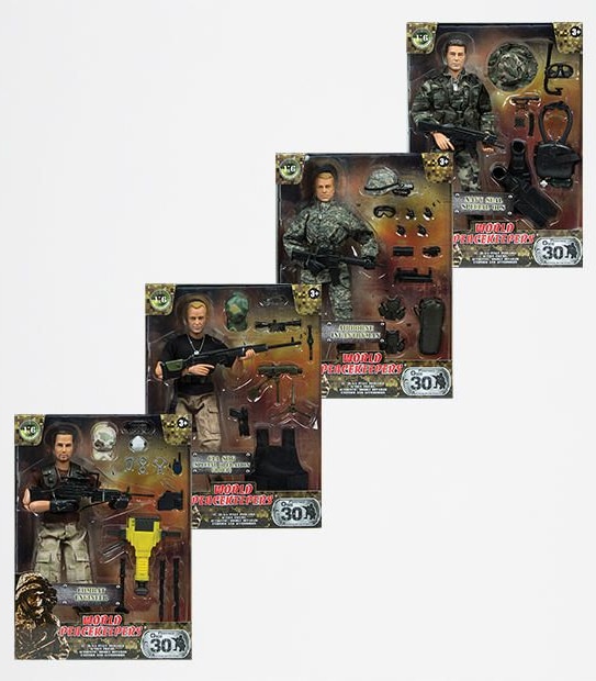 1:6 World Peacekeepers&reg; - 12" Figure 90200 Assorted