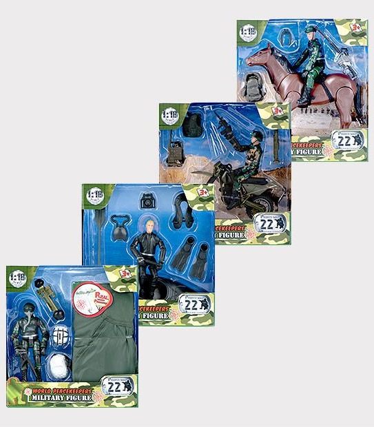 1:18 World Peacekeepers&reg; - Military Figure 77010 Assorted