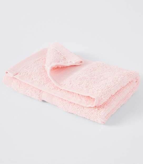Grandeur Face Washer - Pale Pink