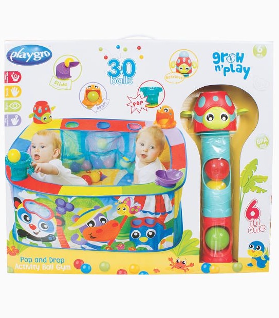 Playgro Pop & Drop Ball Gym