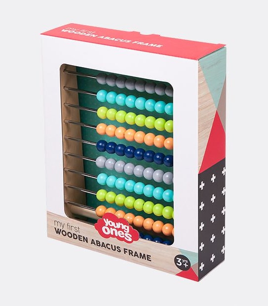Young Ones My First Wooden Abacus Frame