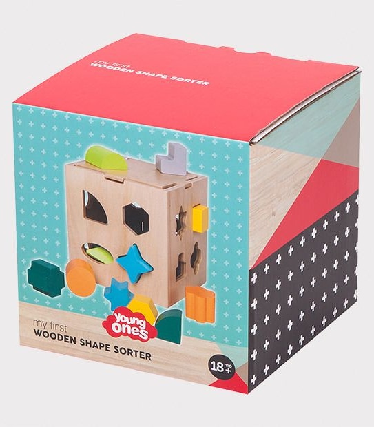 Young Ones My First Wooden Shape Sorter