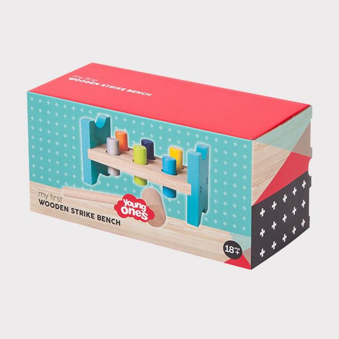 Young Ones My First Wooden Strike Bench Target Australia
