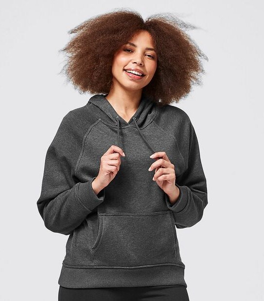 Active Fashion Hoodie Jumper - Charcoal Marle