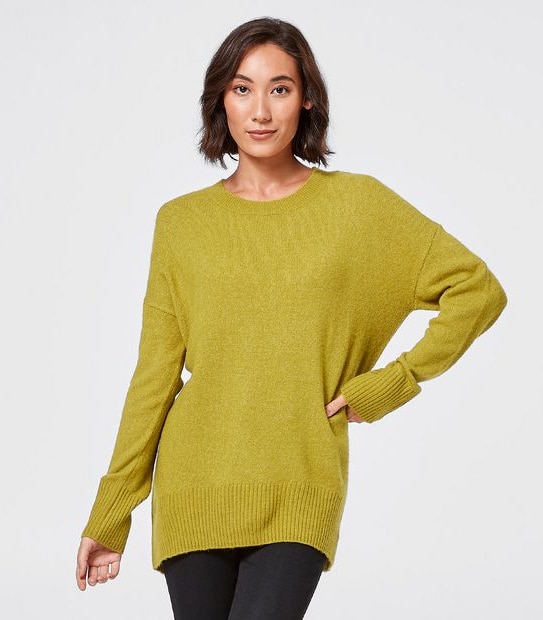 Supersoft Crew Neck Jumper - Golden Olive Green