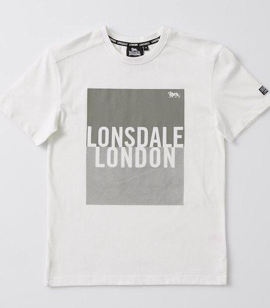 Lonsdale London Print T-shirt - White