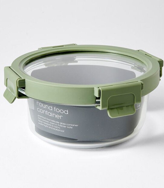 650ml Glass Container with Lid