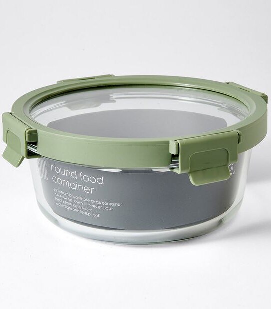 950ml Glass Container with Lid