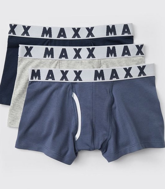 Maxx Fly Front Trunks 3 Pack