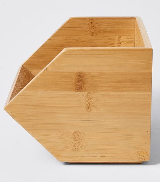 Bamboo Small Stackable Basket