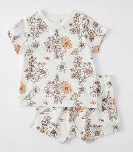 Baby Floral Pyjama Set