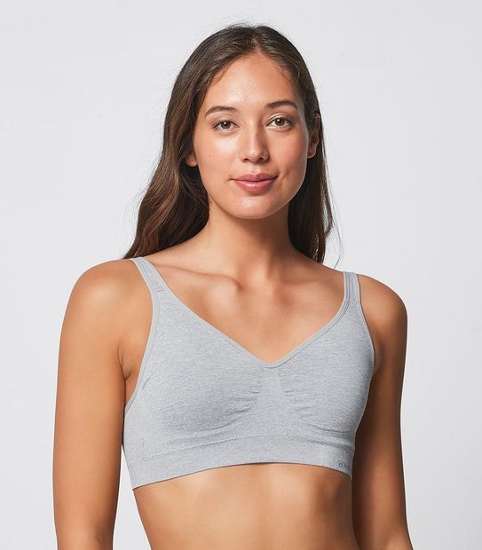 Ambra Wirefree Padded Shaper Bra; Style: AMUWSBASB - Grey Marle