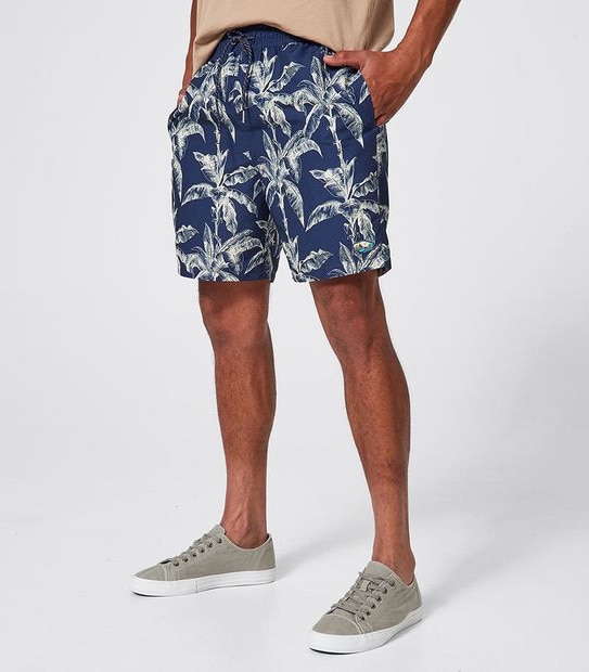 Piping Hot Palm Beach Volley Shorts