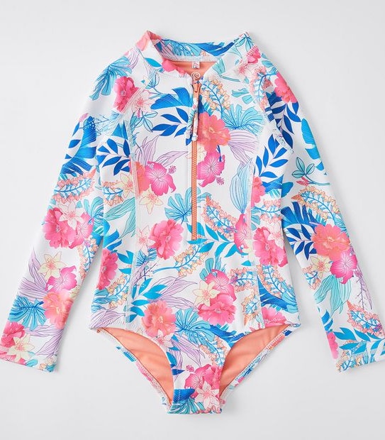 Piping Hot Floral Swimsuit