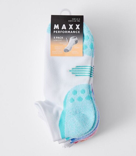 Maxx Low Cut Socks 5 Pack