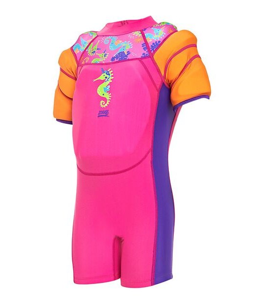 Zoggs Water Wings Floatsuit - Flower Mermaid - 15-18kg