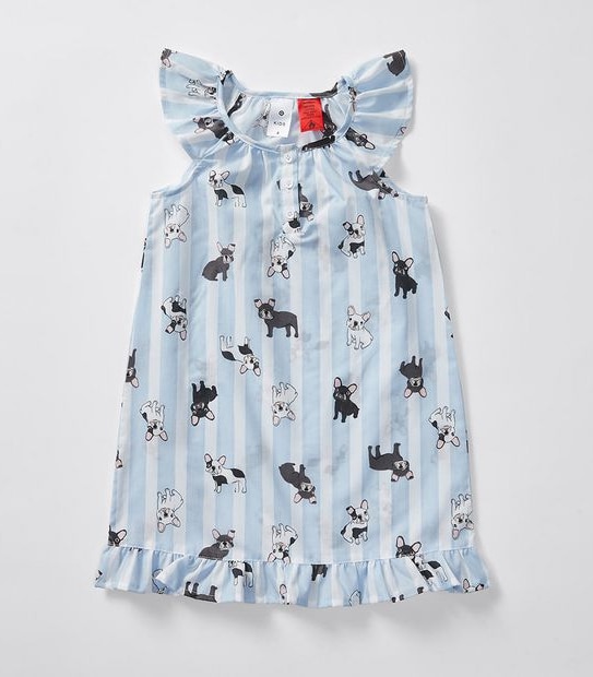 French Bulldog Nightie - Sizes 1-7