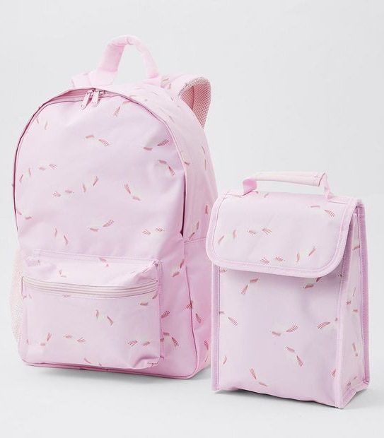 Kids Unicorn Backpack and Lunchbox Set