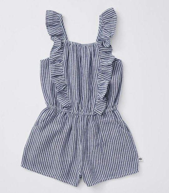 Piping Hot Striped Playsuit