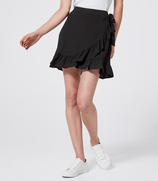 Lily Loves Wrap Mini Skirt