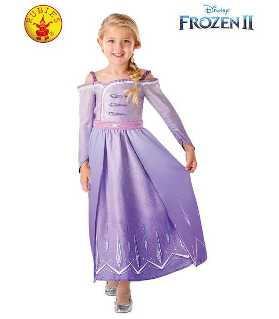 Disney Frozen 2 Elsa Prologue Child Costume Size 4-6 Years