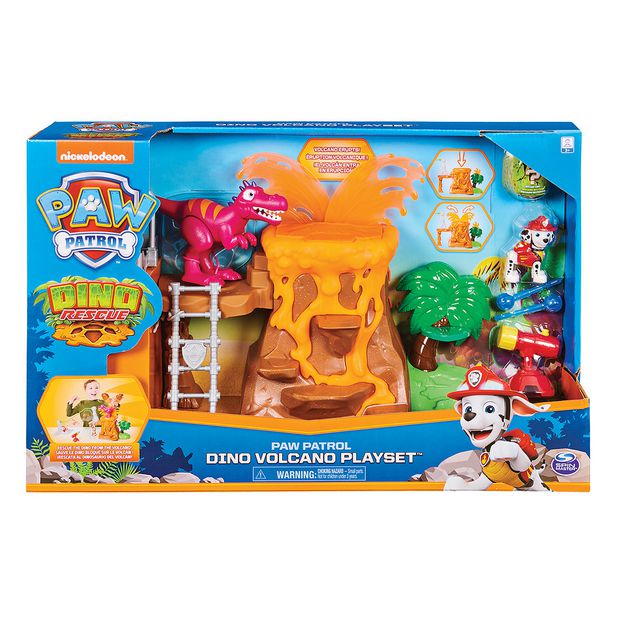 paw patrol volcano playset