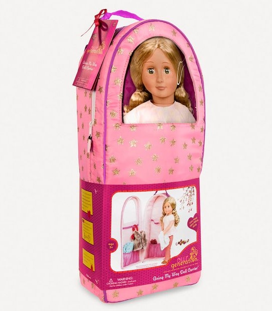 Our Generation Going My Way Doll Carrier - Star Pattern