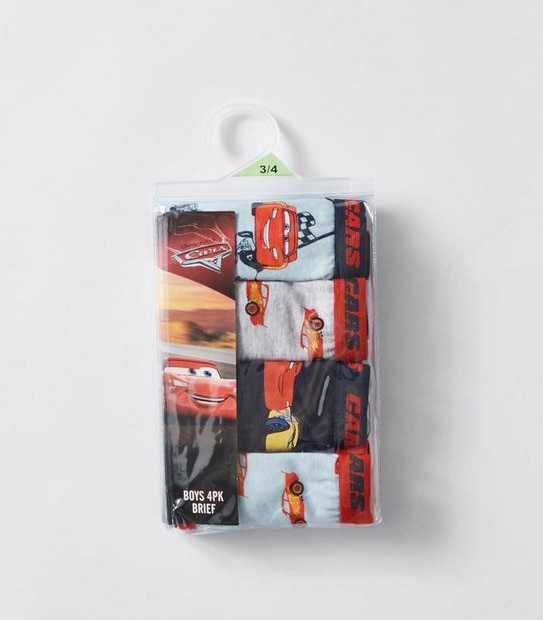 Disney Cars Briefs 4 Pack