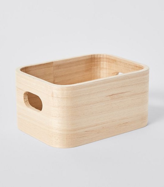 Extra Small Wooden Storage Box