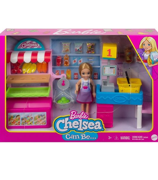 Barbie Chelsea Can Be Snack Supermarket Playset