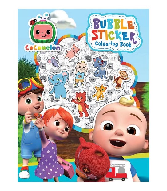 CoComelon - Bubble Sticker Colouring Book