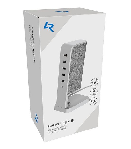 Laser 6-Port USB Hub