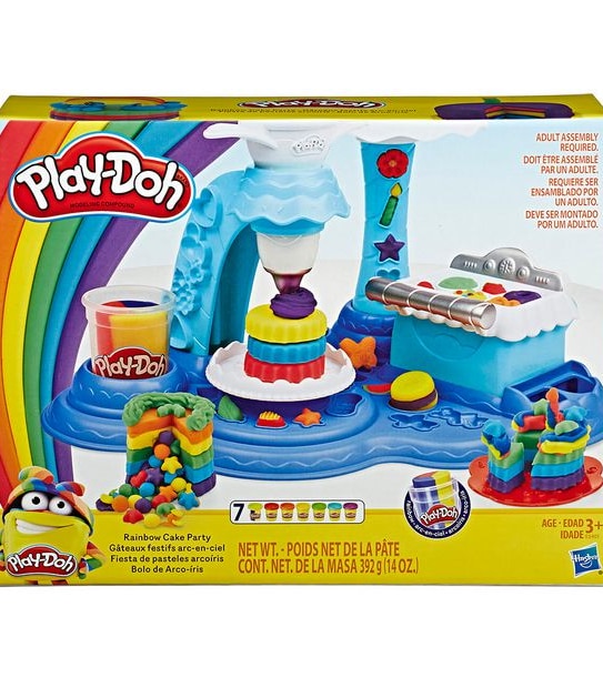 Play-Doh Rainbow Cake Party Playset