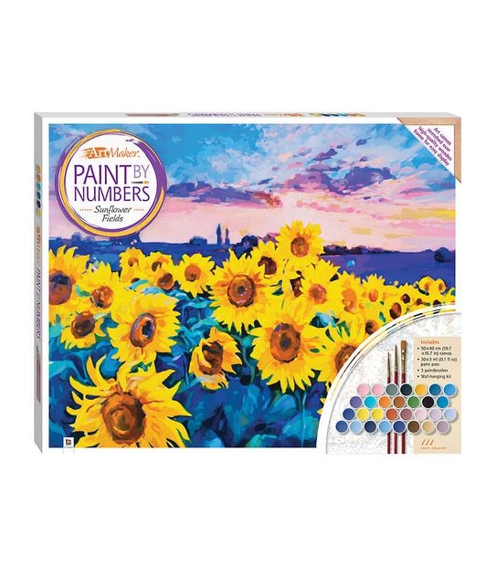 Paint By Numbers - Sunflower Fields