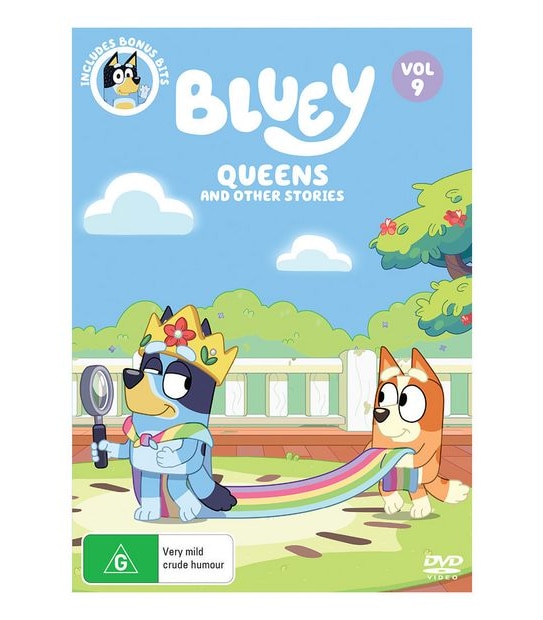 Bluey: Queens And Other Stories  - Volume 9 - DVD