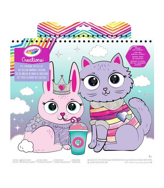 Crayola Creations Pet Fashion Sketch Set