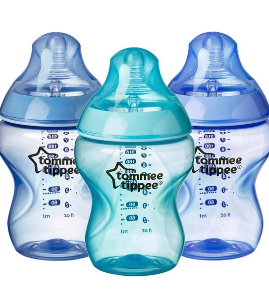 Tommee Tippee Closer to Nature Colour My World Baby Bottle 260ml - 3 pack