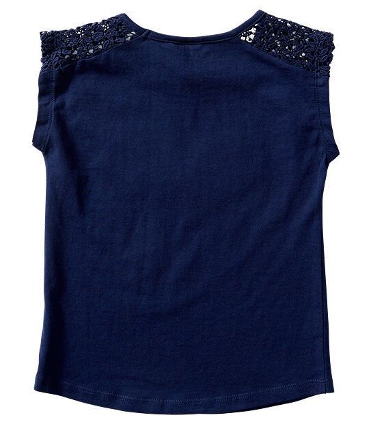 Lace Shoulder Bow Tank Top
