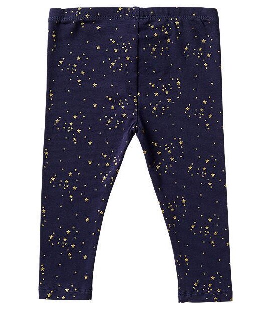 Baby Stars Glitter Print Leggings