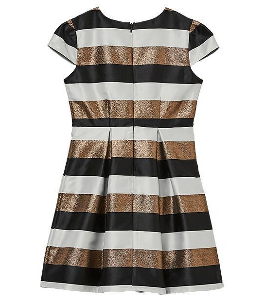 Metallic Stripe Party Dress 3 of 3