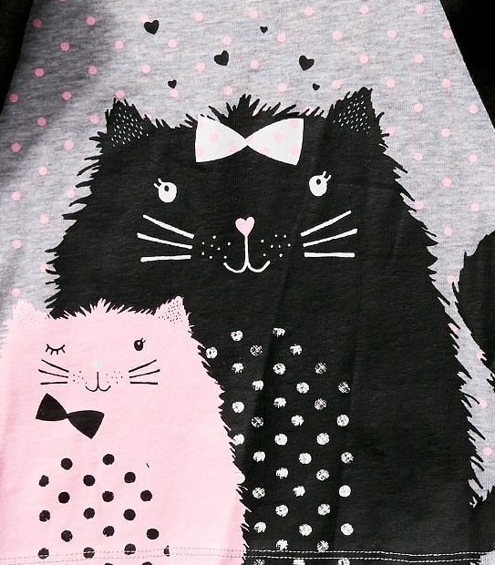 Cat Spot Long Sleeve Pyjama Set 2 of 5