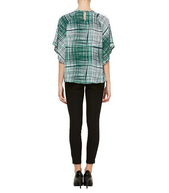 3/4 Sleeve Flutter Top