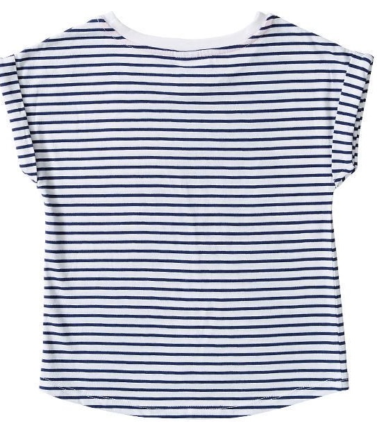 Short Sleeve Rainbow Horse Stripe T-Shirt