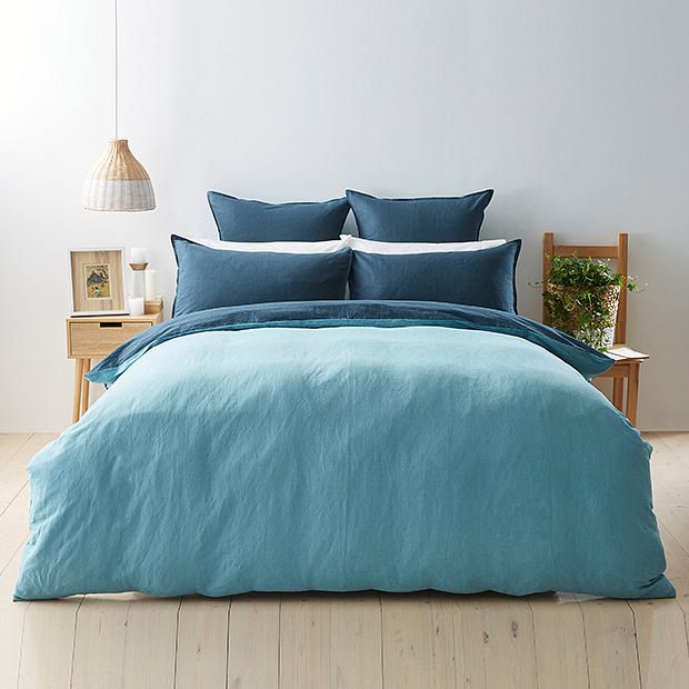 Linen Cotton Quilt Cover Set Target Australia