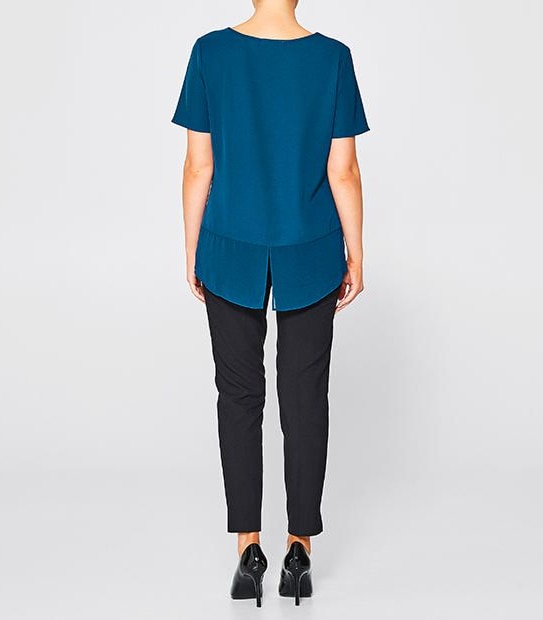 Sheer Detail Shell Top 2 of 3