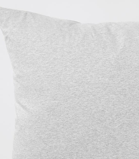 Jersey Grey Marle European Pillowcase