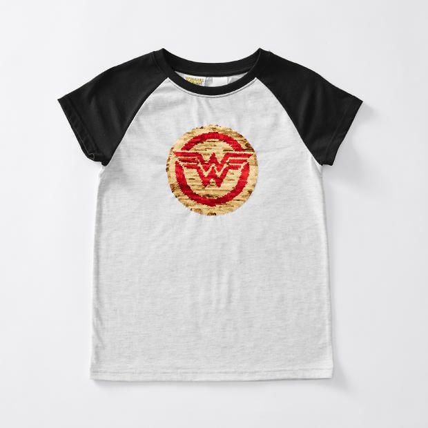 Wonder Woman Short Sleeve Sequin T 